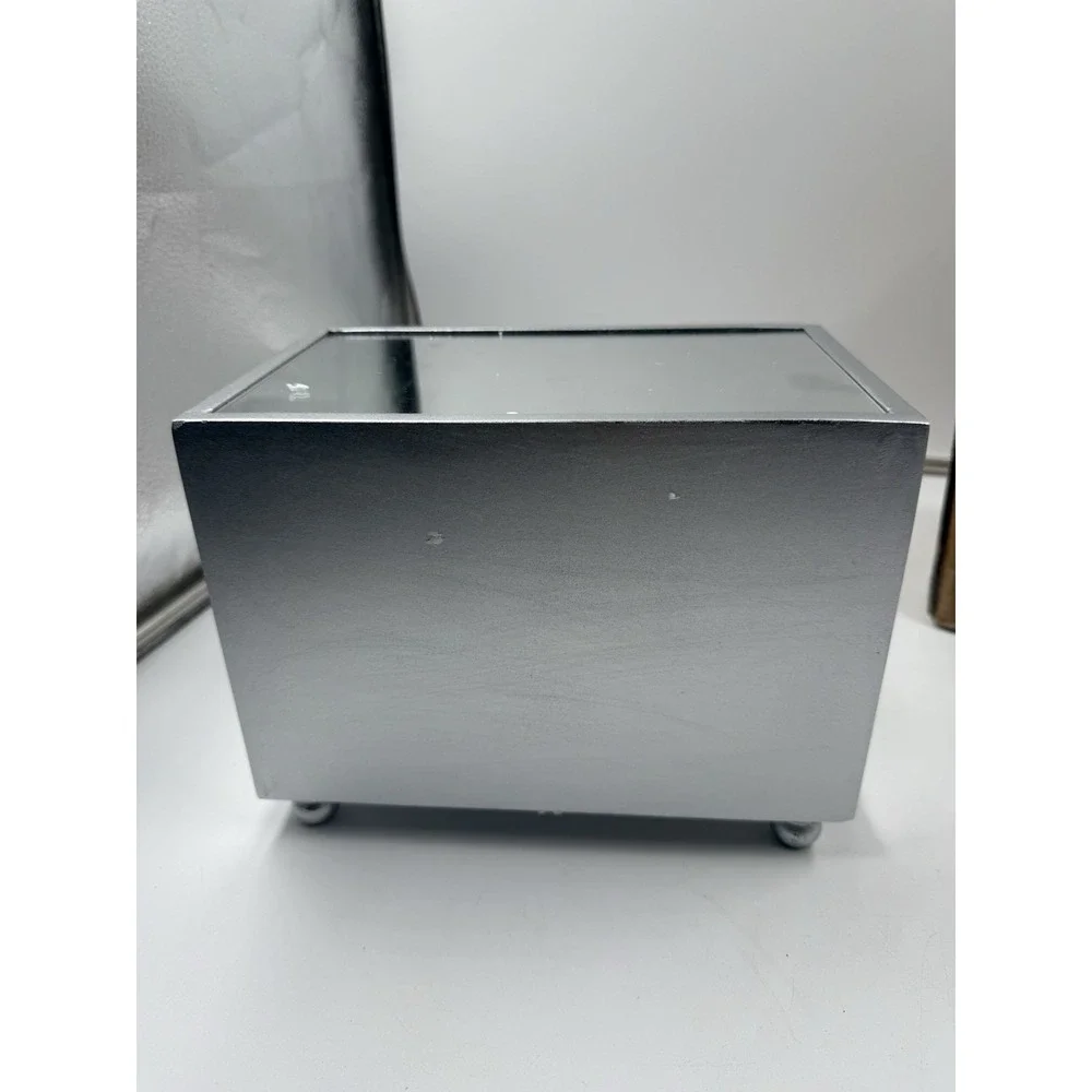Gifturbo 3‎ Layer Mirror Glass Jewelry Box For Women Girls Jewelry Organizer Box